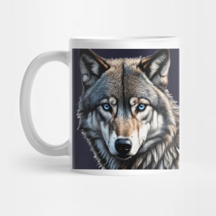 greey wolf Mug